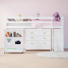 Kingston Single Pine Wood Mid Sleeper Bed